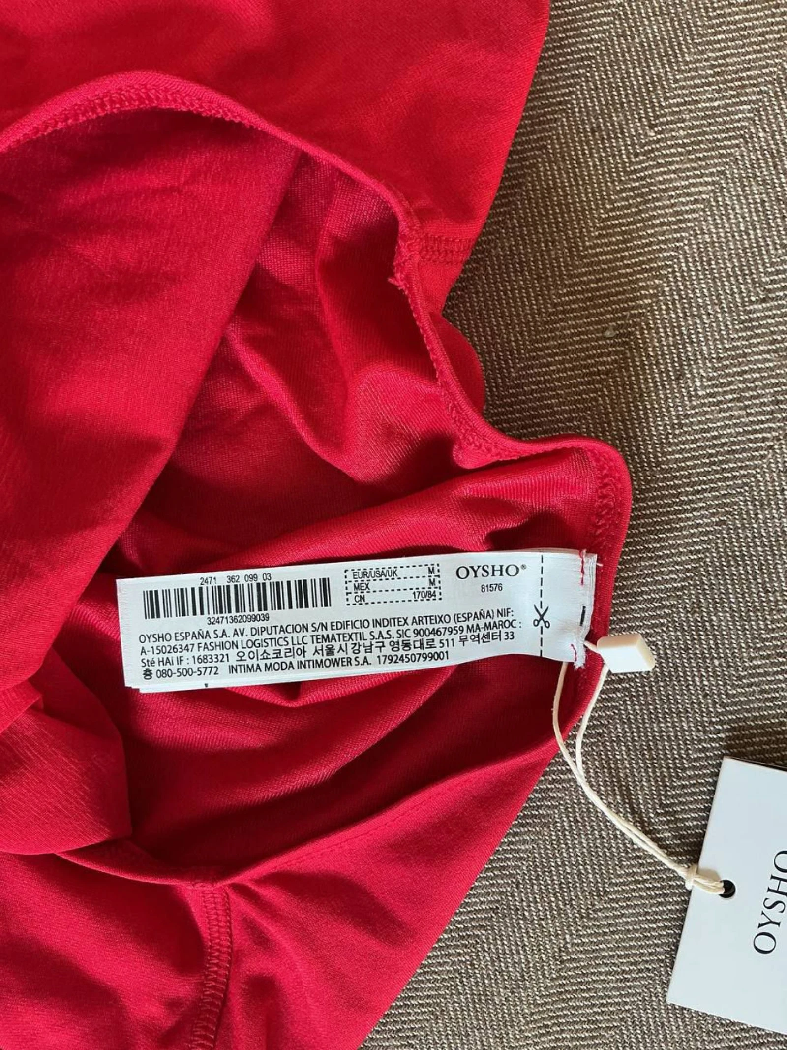 Women's red Oysho one-piece swimsuit Size M – photo 3